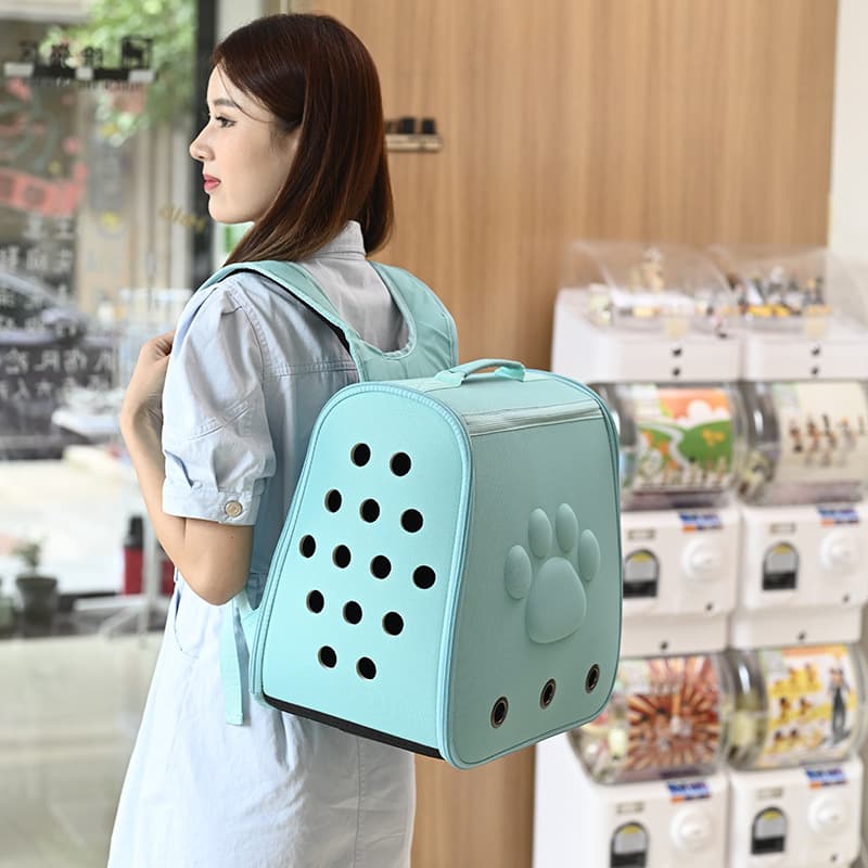 ペット キャリーバッグ 猫用 上質バックパック風ペットキャリー