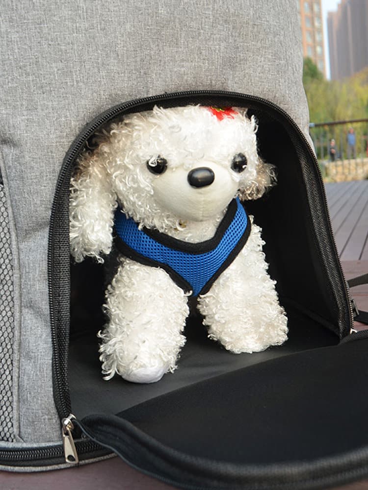 ペット キャリー 小型犬用背負い式メッシュ通気ペットキャリー