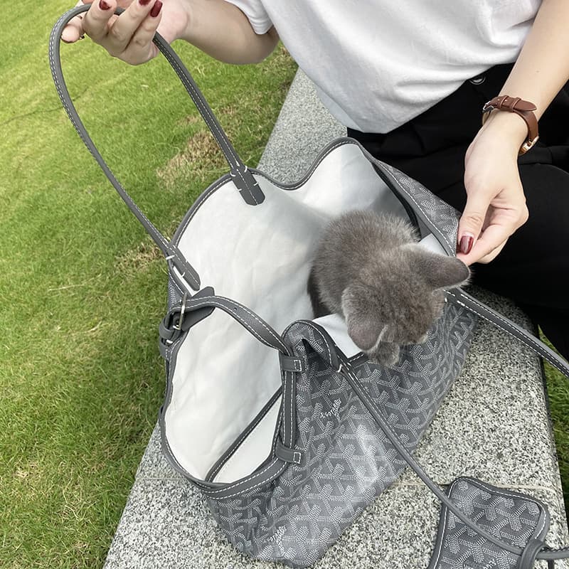 ペット キャリーバッグ 犬用高級クラシック調キャリーバッグ