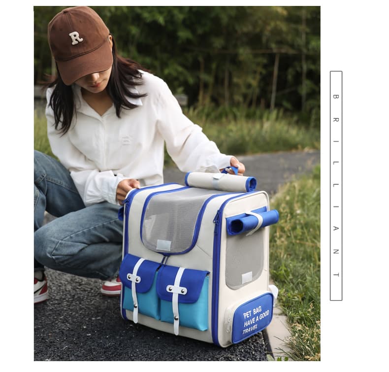 ペット キャリー おでかけ多機能ペットリュック