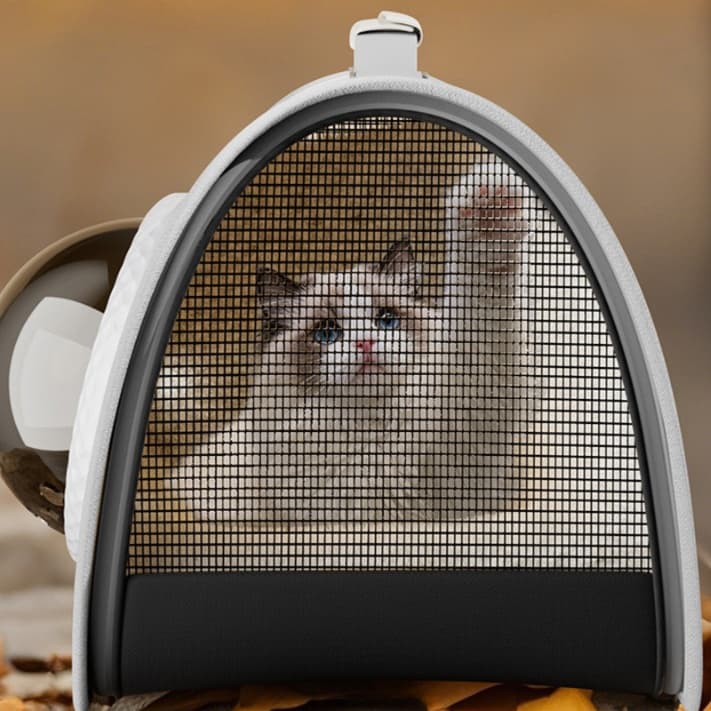 ペット キャリーバッグ 猫用ふかふかペットキャリー