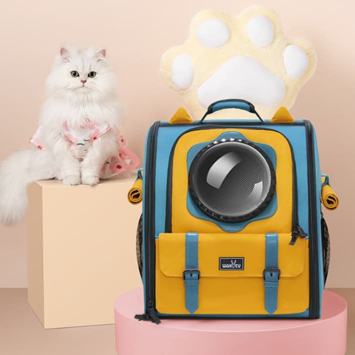 ペット キャリーバッグ 猫用宇宙飛行士スタイル ペット用リュック