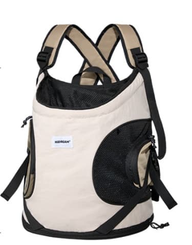 ペット キャリーバッグ 猫用大容量メッシュポケット付き斜めがけキャリー