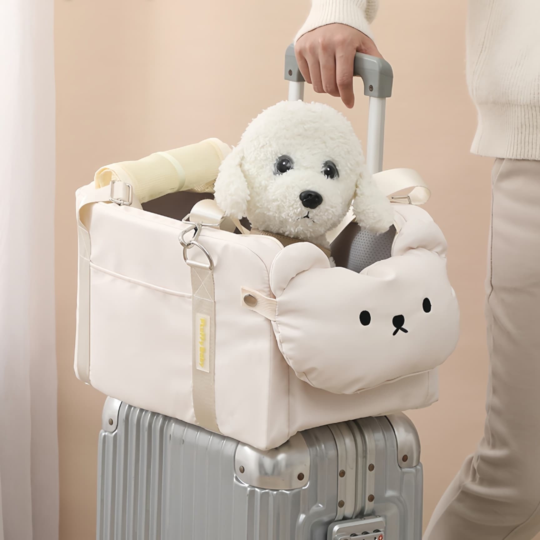 ペット キャリーバッグ 犬用ふわもこくまさんキャリー