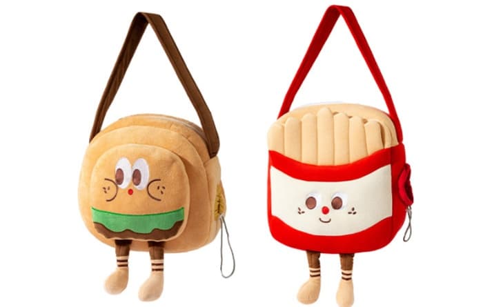 ペット キャリーバッグ 猫用ハンバーガー デザイン ペットキャリー