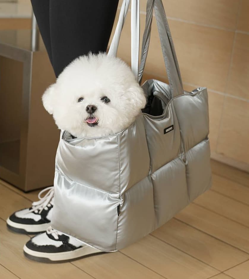 ペット キャリーバッグ 犬用ふかふかあったかドーム型ペットキャリー
