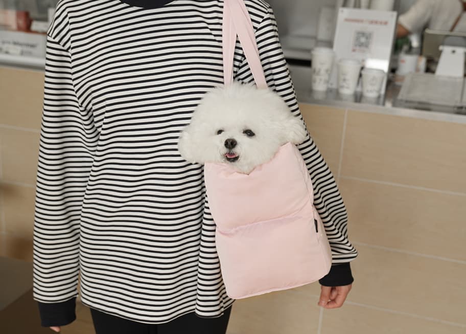 ペット キャリーバッグ 犬用ふかふかあったかドーム型ペットキャリー
