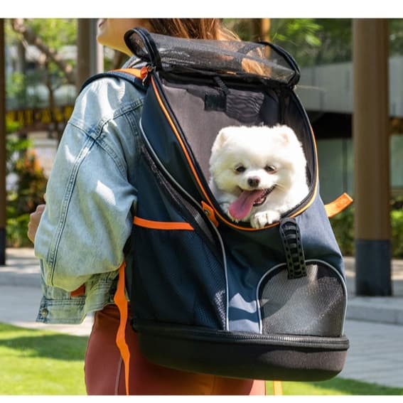 ペット キャリーバッグ 犬用快適お散歩リュック型ペットキャリー