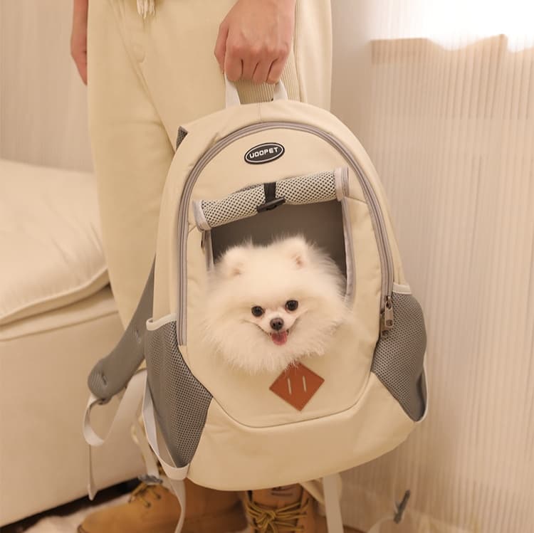 ペット キャリーバッグ 犬用背中楽々メッシュ通気ペットリュック