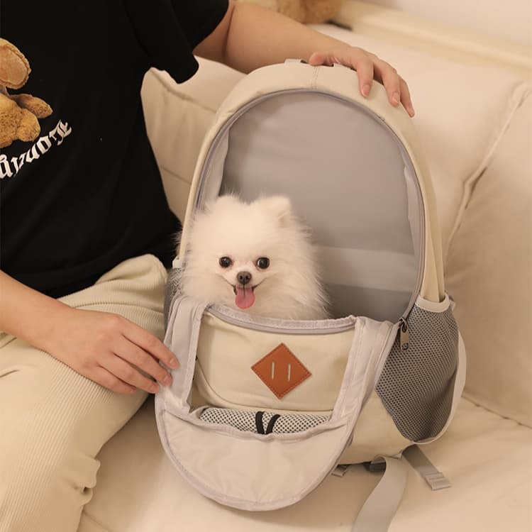 ペット キャリーバッグ 犬用背中楽々メッシュ通気ペットリュック