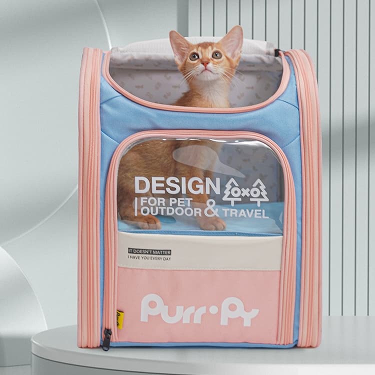 ペット キャリー 猫用通気性抜群 折りたたみ ペット旅行バッグ