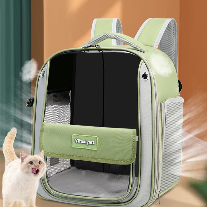 ペット キャリー 猫用ゆったり快適リュック式キャリー