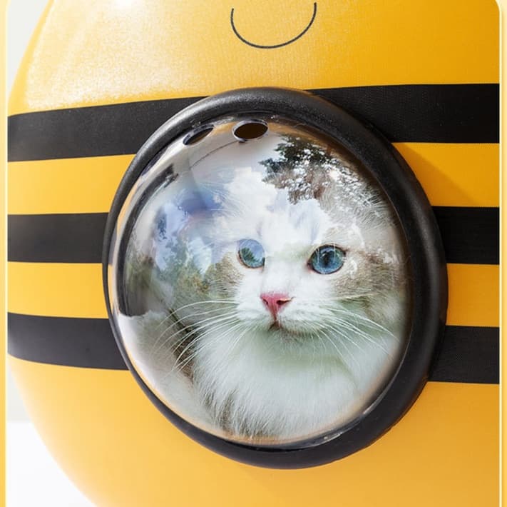 ペット キャリーバッグ 猫用ミツバチ型ペットキャリー