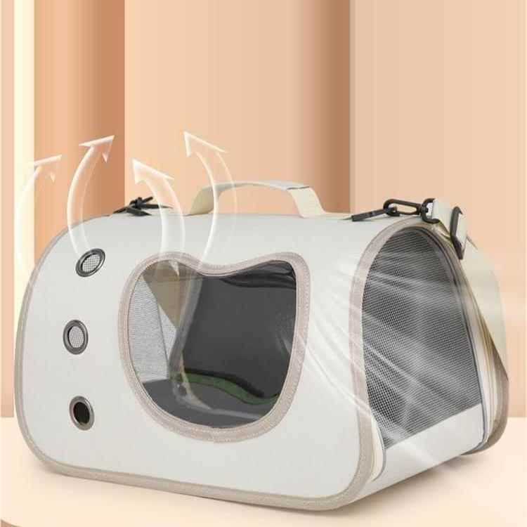 ペット キャリー 猫用おでかけ快適通気性ペットキャリー