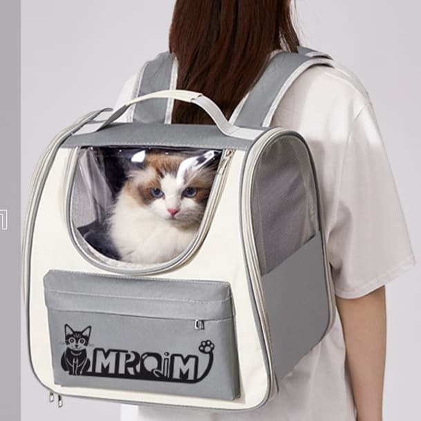 ペット キャリー 猫用透明窓付き 両用ペットリュック