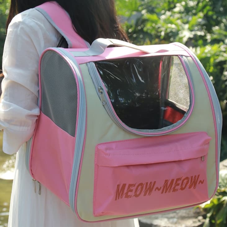 ペット キャリー 猫用透明窓付き 両用ペットリュック