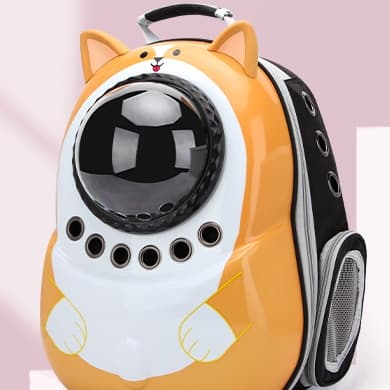ペット キャリー 猫用宇宙船型透明ドームペットリュック