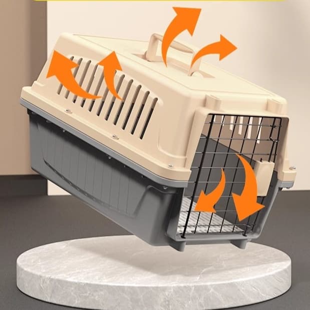 ペット キャリー 猫用通気性抜群 快適移動ペットキャリー