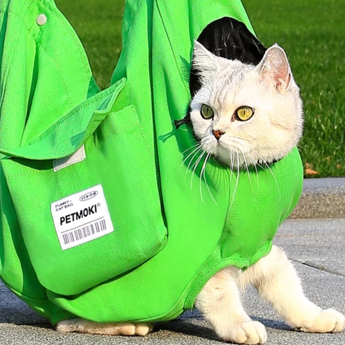 ペット キャリー 猫用 おでかけ楽チン 肩掛けスリングバッグ