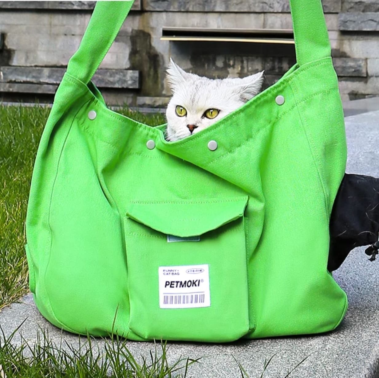 ペット キャリー 猫用 おでかけ楽チン 肩掛けスリングバッグ