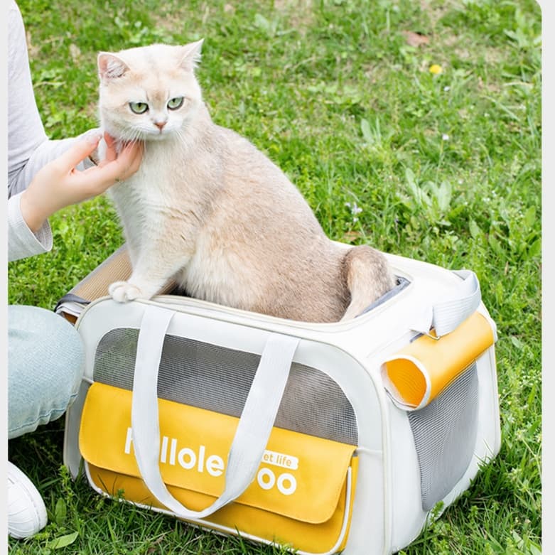 ペット キャリー 猫用 贅沢快適移動ハウス 旅行寝床