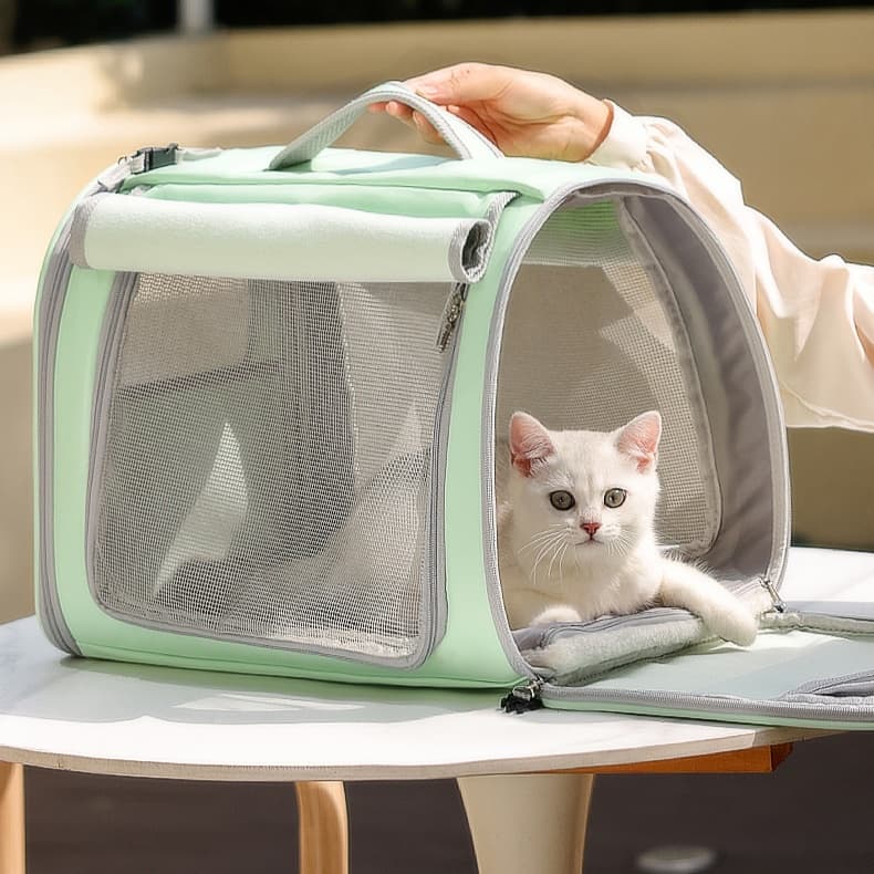 ペット キャリー 猫用快適通気ペットキャリー旅行お出かけ用