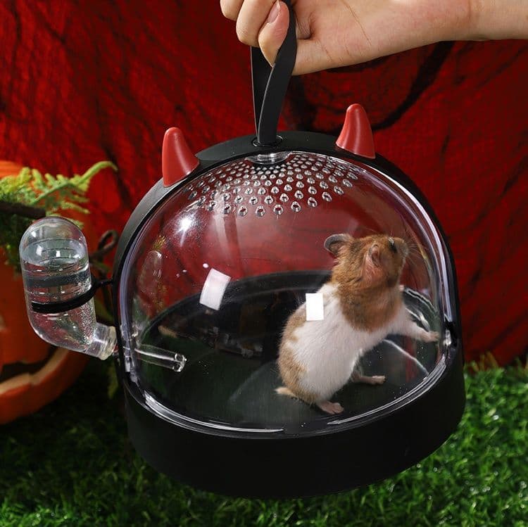 ペット キャリー 宇宙船型ハムスターキャリー