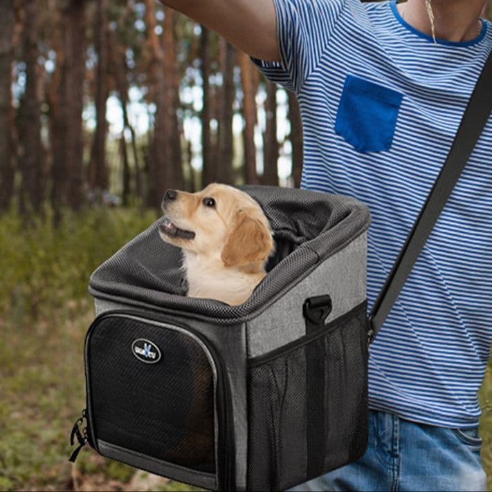 ペット キャリー 犬用 四面通気メッシュ ペットキャリー