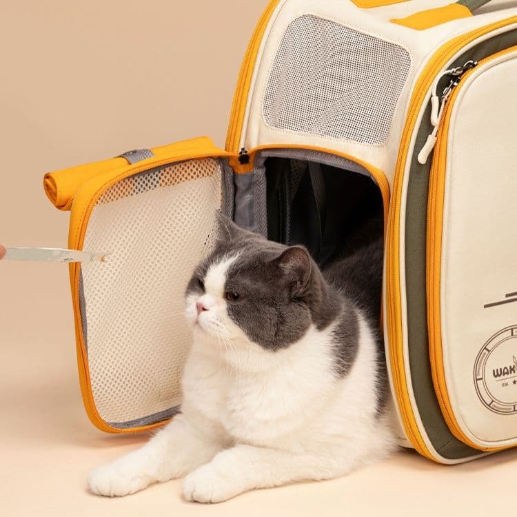 ペット キャリー猫用変形自在リュック型ペットキャリー