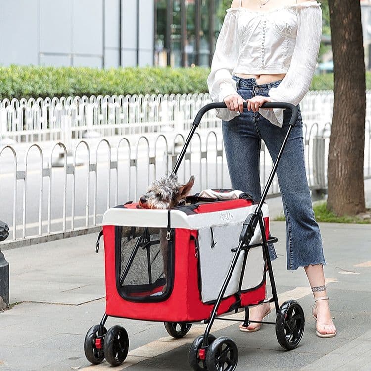 ペット キャリー 犬用多機能折りたたみペットカート