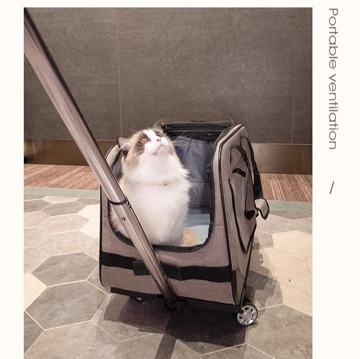 ペット キャリー 快適お出かけ猫用キャリーカート