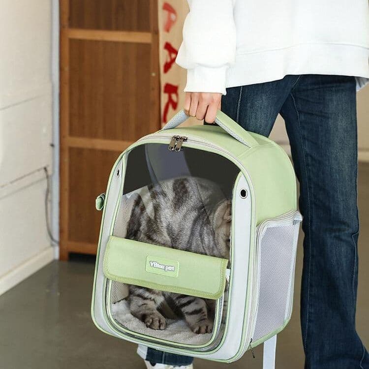 ペット キャリー猫用背負える大容量ペットリュック