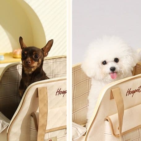 ペット キャリー 犬用くまさん付き快適お出かけバッグ