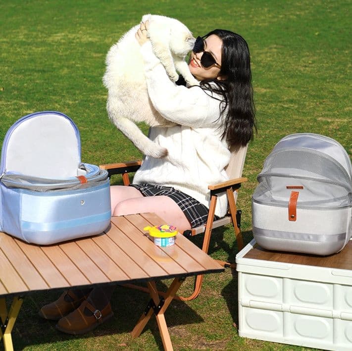ペット キャリー 猫用リュック型通気キャリー