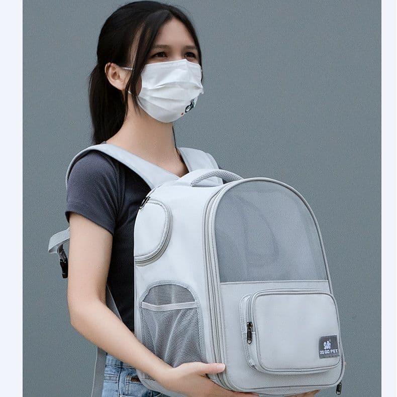 ペット キャリー 拡張式リュック型猫キャリーバッグ