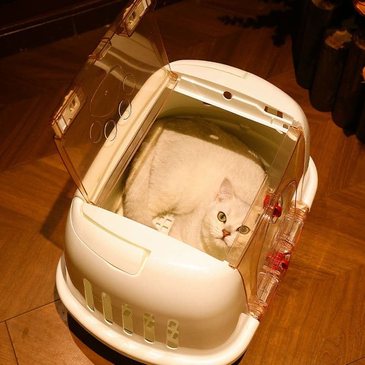 ペット キャリー 猫用通気性抜群 快適おでかけキャリー