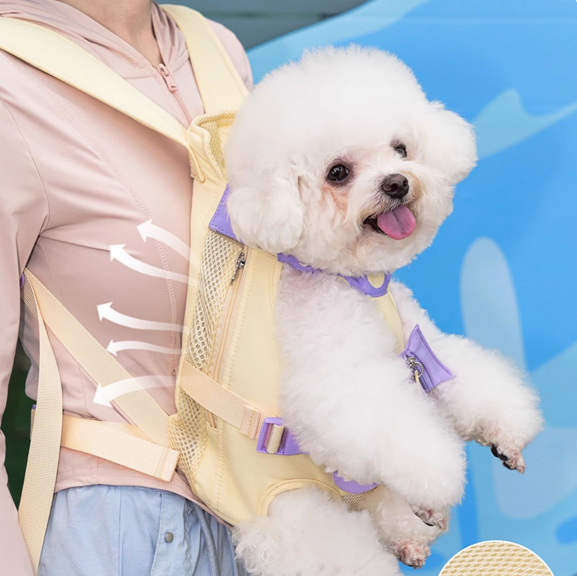 ペット キャリー 犬用超軽量ふわふわ抱っこペットキャリー