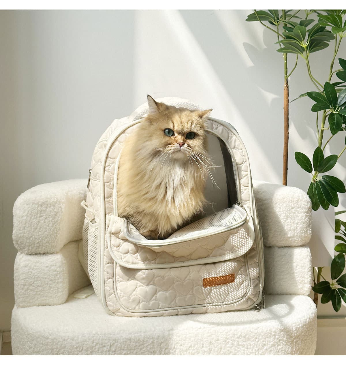 ペット キャリー やさしさ包むリュック型猫バッグ