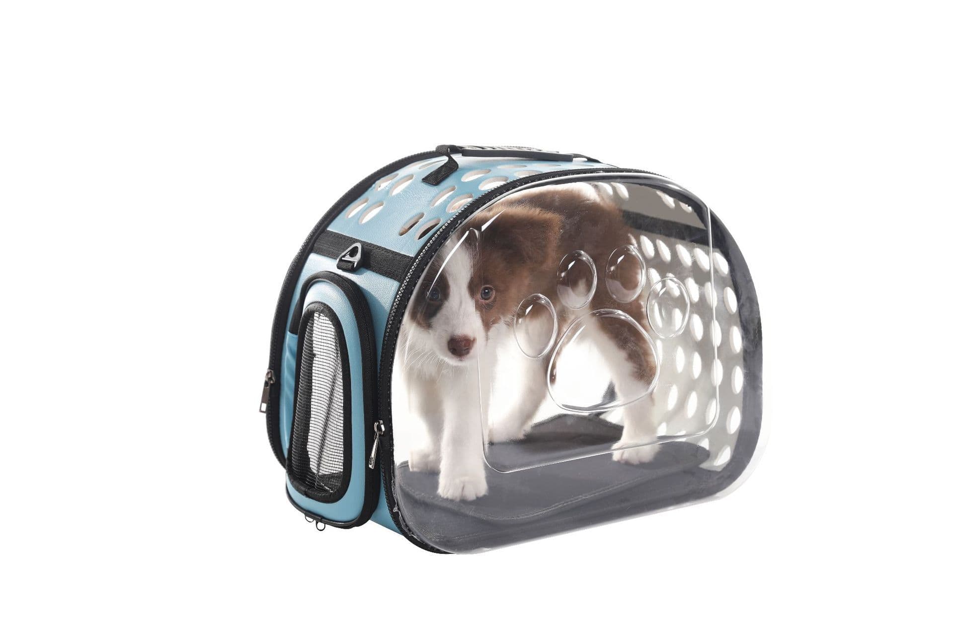 ペット キャリーバッグ 猫用透明ドーム型ペットキャリー宇宙船デザイン