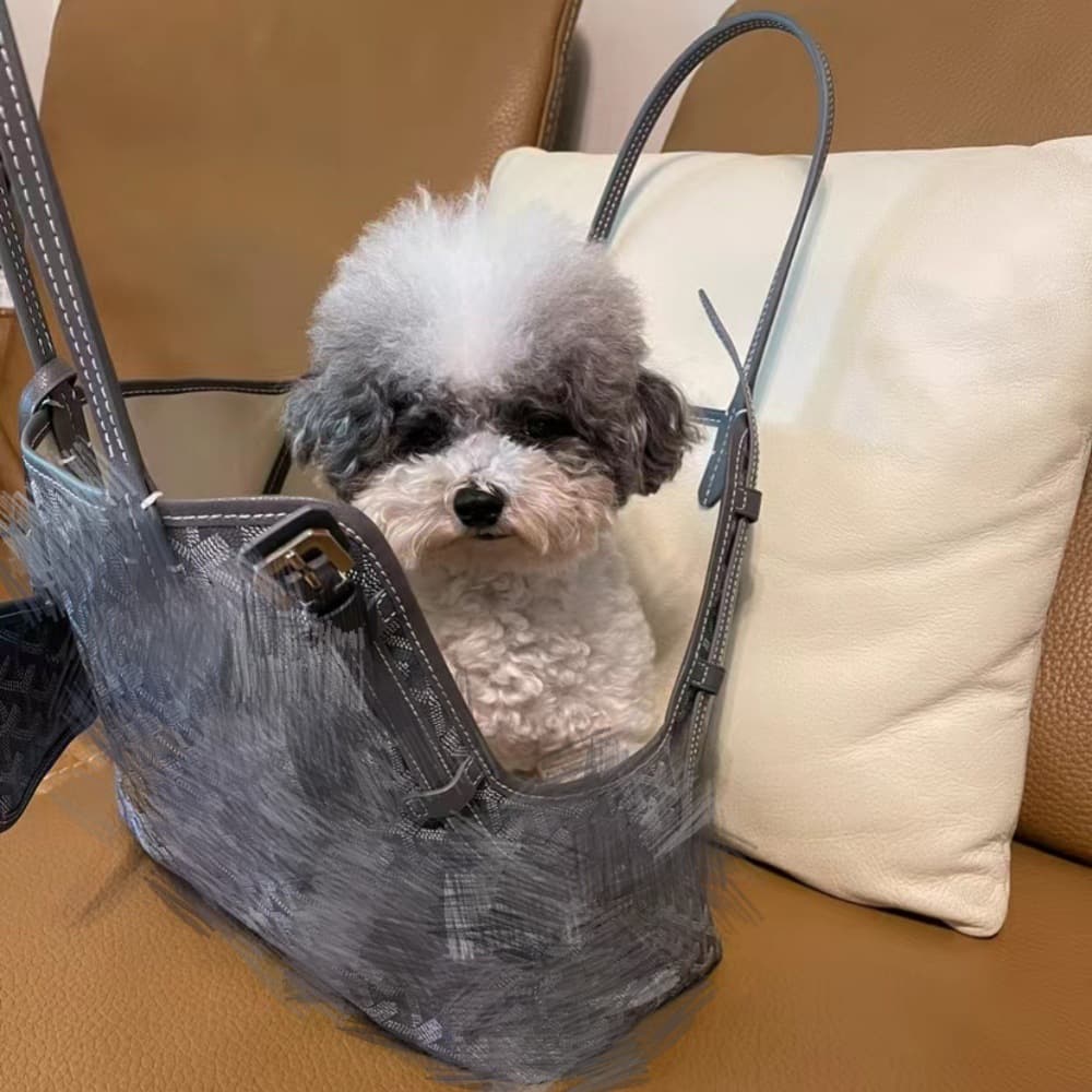 ペット キャリーバッグ 犬用高級クラシック調キャリーバッグ