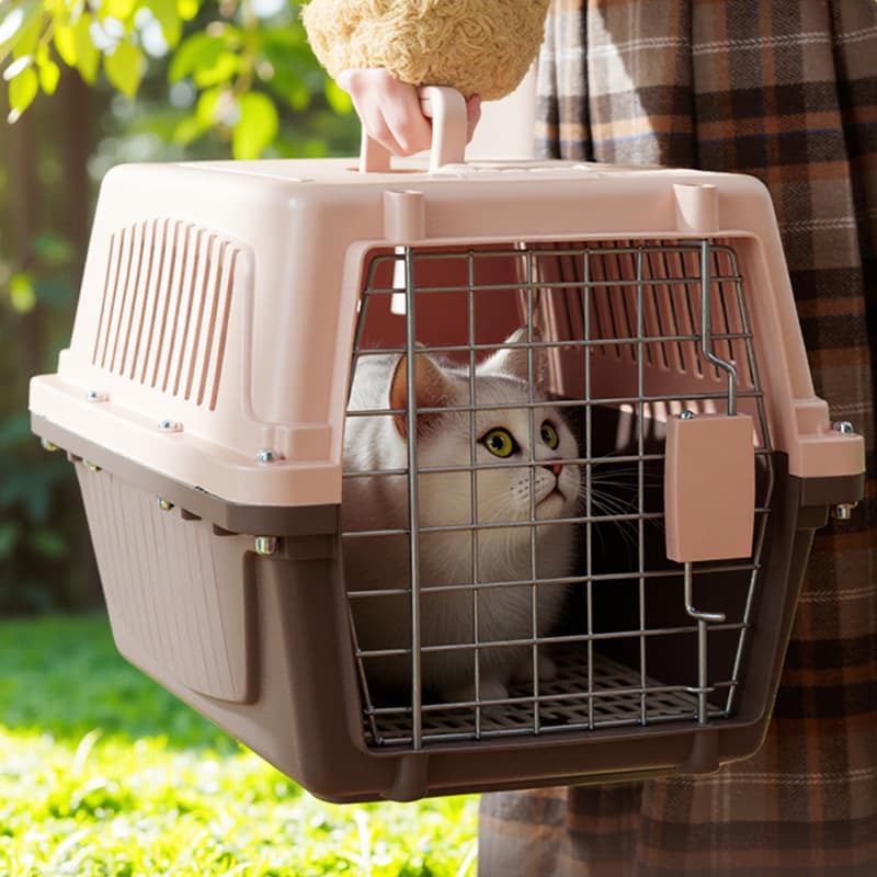ペット キャリー 猫用通気性抜群 快適移動ペットキャリー