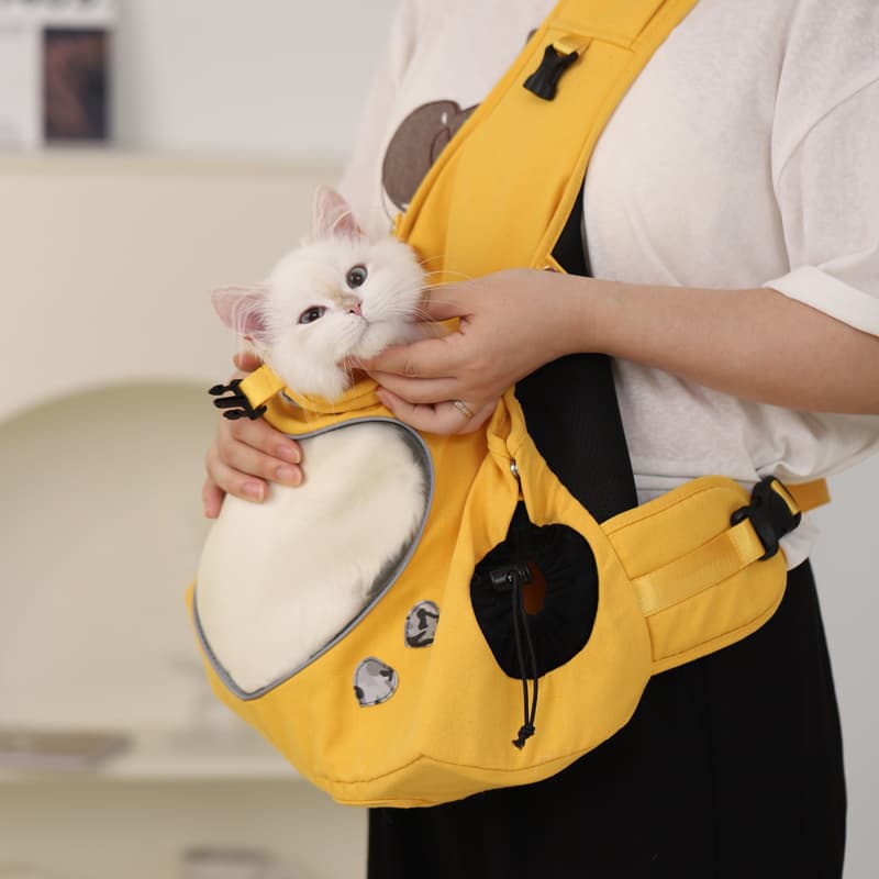 ペット キャリーバッグ 猫用 スリング おでかけバッグ