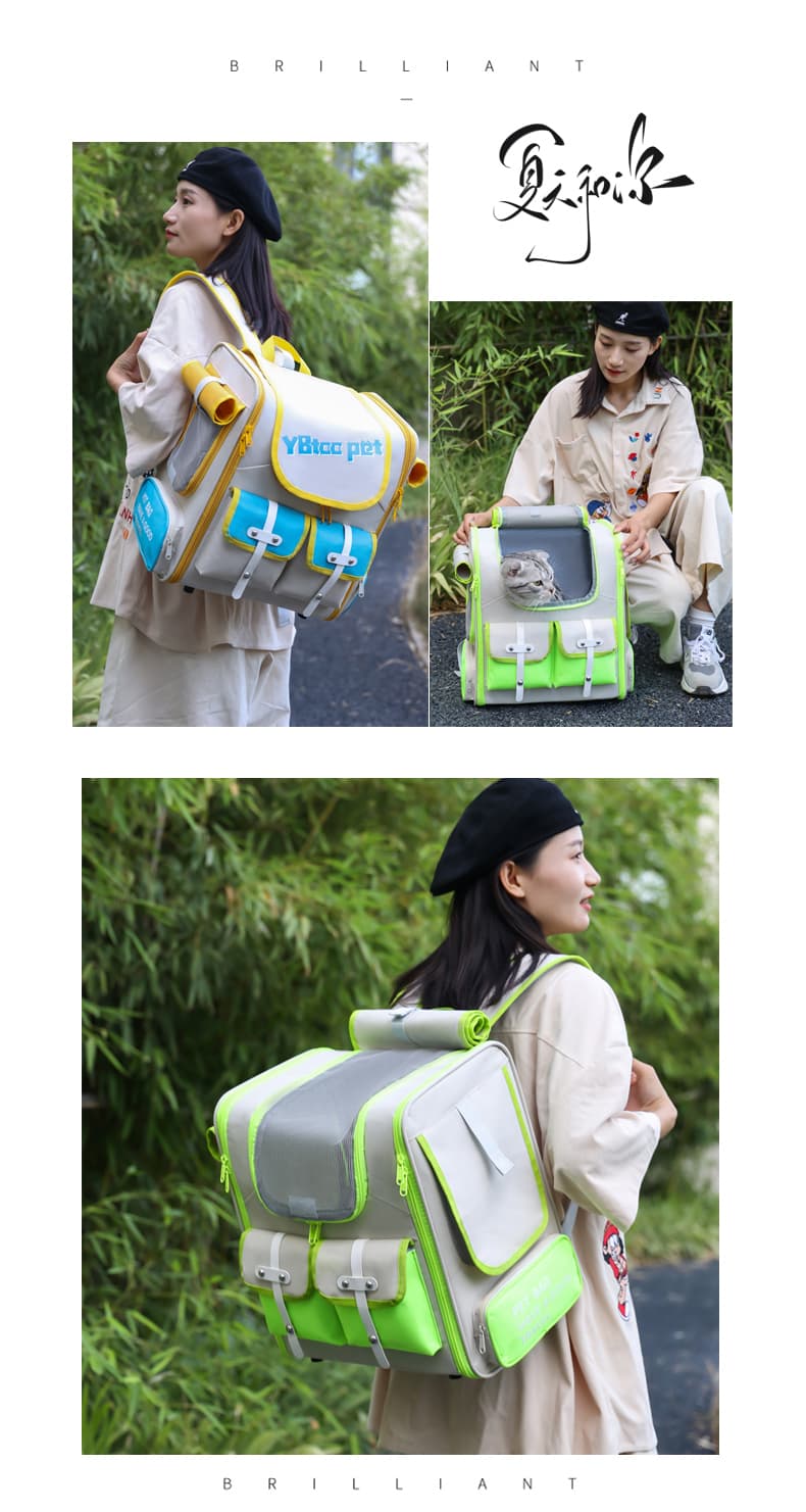 ペット キャリー おでかけ多機能ペットリュック