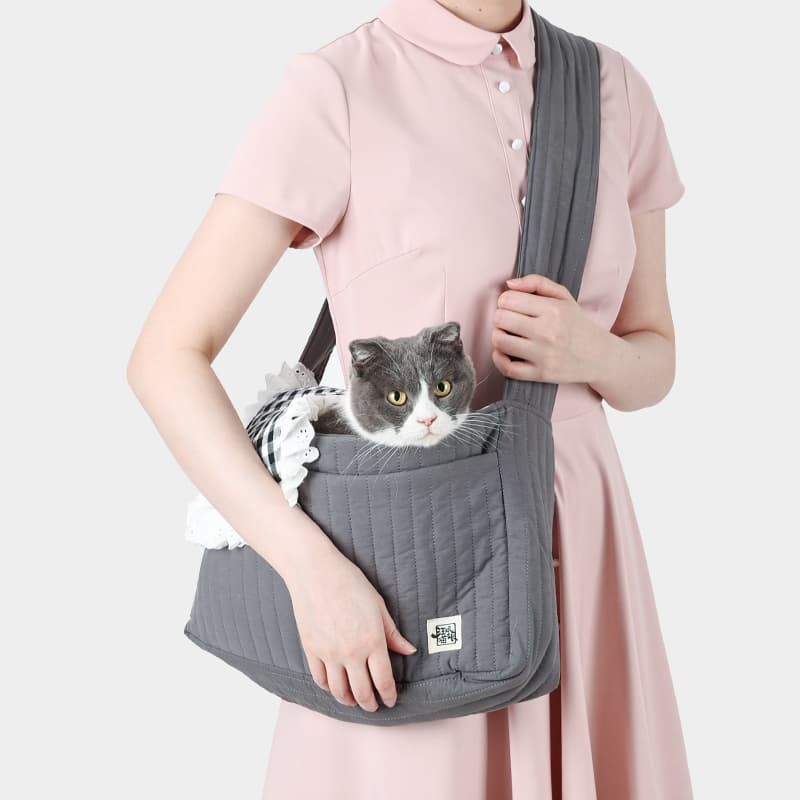 ペット キャリー 猫用ピクニック風 ふわもこ お出かけバッグ