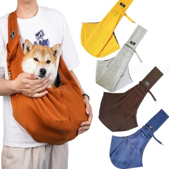 ペット キャリー 犬用抱っこ紐型ペット鞄 旅行外出用肩掛け袋