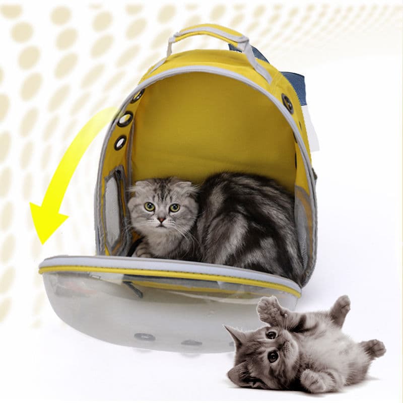 ペット キャリーバッグ 猫用宇宙船デザイン ペット通気キャリー