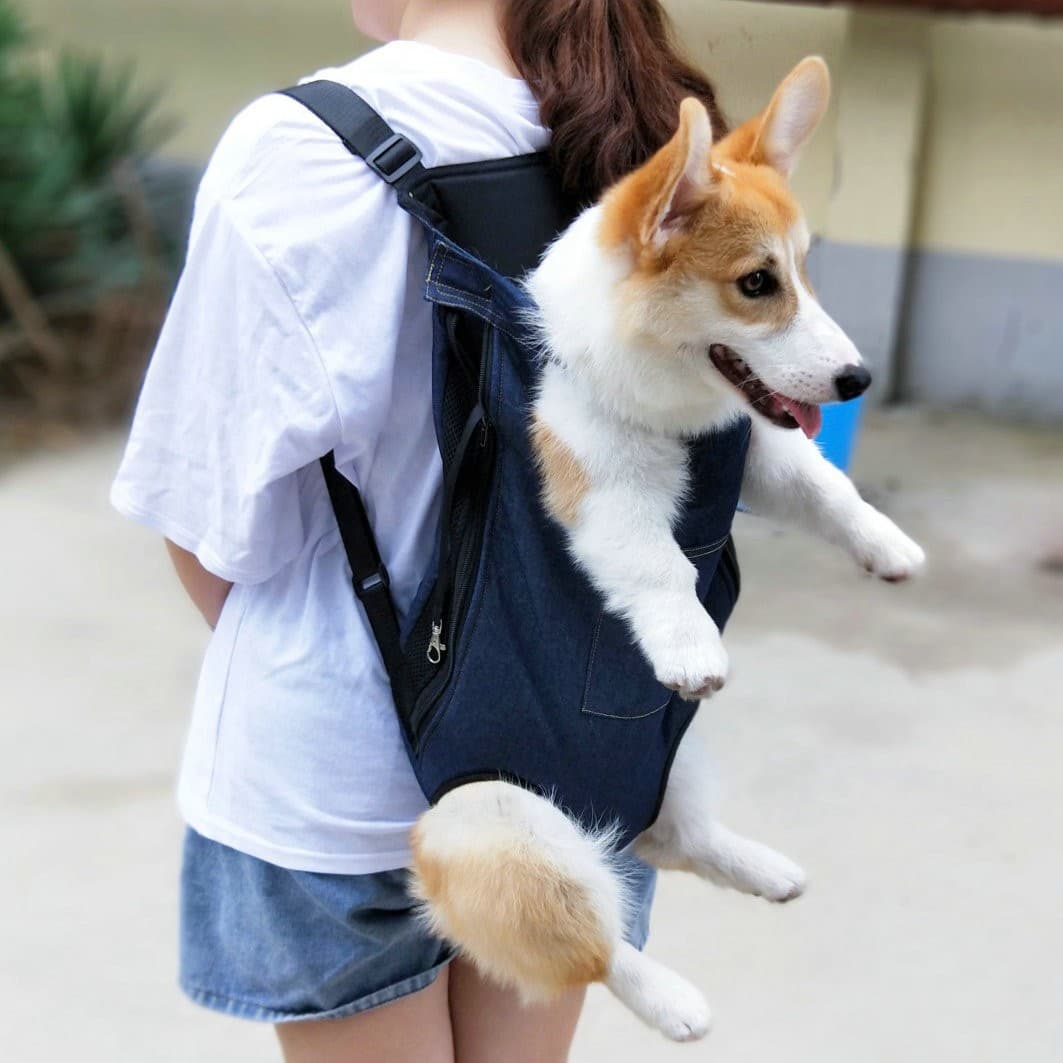 ペット キャリーバッグ 犬用　職人の匠オーバーオール型ペットキャリー