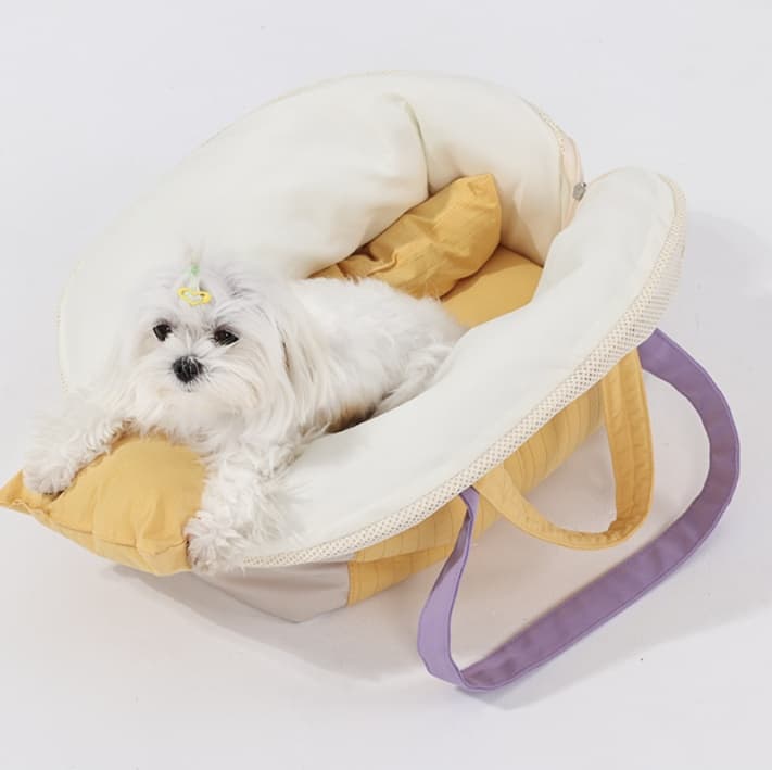 ペット キャリーバッグ 犬用もこもこふわふわ お散歩バッグ