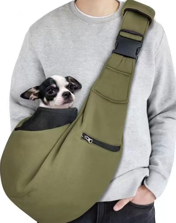 ペット キャリーバッグ 犬用斜め掛け スリングペットバッグ