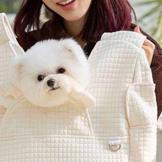 ペット キャリーバッグ 犬用もこもこキルト ペットリュック